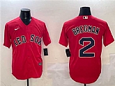 Men's Boston Red Sox #2 Xander Bogaerts Red Cool Base Stitched Jersey,baseball caps,new era cap wholesale,wholesale hats
